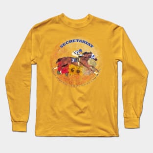 Secretariat - 1973 Triple Crown Champion Long Sleeve T-Shirt